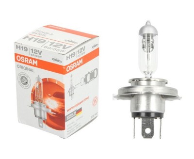 Bec auto OSRAM H19 12V; 65/55W; original; PU43t-3; 64181L, 1 buc. foto
