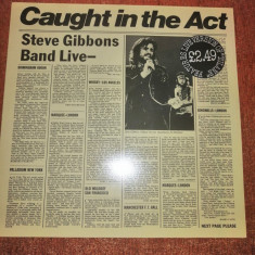 Steve Gibbons Band Caught in the act Polydor 1977 UK vinil vinyl