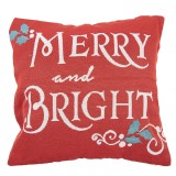 Cumpara ieftin Perna Craciun Merry Bright poliester multicolor 44x44x4 cm
