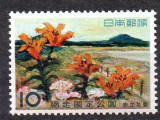 JAPONIA 1960, Flora, serie neuzata, MNH, Nestampilat