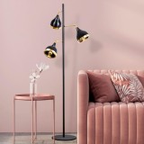 Cumpara ieftin Lampadar Yildo - 7022 Negru Auriu