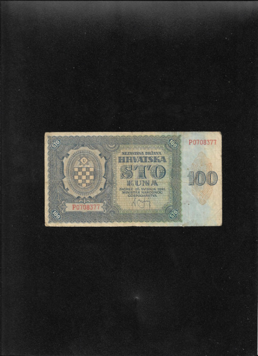 Croatia 100 kuna 1941 seria0708377