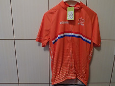 Bluza ciclism noua cu eticheta culoare orange Nederland foto