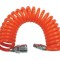 Furtun spiralat 8 mm x 15 m pentru compresor