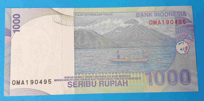 Indonezia - 1000 Rupii 2000 - bancnota UNC foto