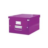Cutie depozitare carton laminat Leitz Click &amp; Store Medie A4 cu colțuri
