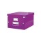Cutie depozitare carton laminat Leitz Click &amp; Store Medie A4 cu colțuri