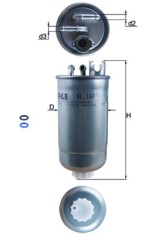 MAHLE KL 147D filtru combustibil