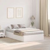 VidaXL Cadru de pat Alb 200 x 120 x 31.5 cm Lemn compozit