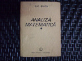 Analiza Matematica - G. E. Silov ,550449