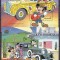 Redonda 1990 Disney automobile 2 blocuri MNH