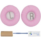 Set 2 Bureti Casti JBL Junior 320BT JR310 JR300 - Roz, Spuma Memorie, Piele Ecologica, 65x65x15mm