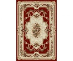 Covor Model Lotos 574-210, Marime 60 x 110 cm, Rosu, Inaltime Fir 8 mm, Antialergic, Polipropilena, Living, Dormitor, Sufragerie, Birou
