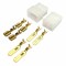 Pereche conectori, 4 contacte, 6,3mm, L101200