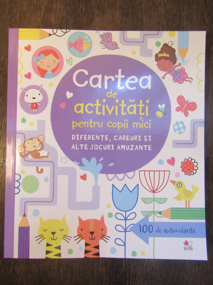 Carte de activitati pentru copii mici. Diferente, careuri si alte jocuri |  arhiva Okazii.ro
