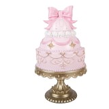 Decoratiune Tort polirasina multicolora &Oslash; 19x33 cm