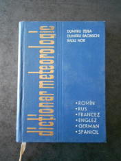 DICTIONAR METEOROLOGIC (ROMAN, RUS, FRANCEZ, ENGLEZ, GERMAN, SPANIOL) foto