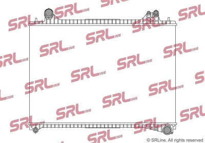Radiator Jaguar F-Pace; Land Rover Range Rover Velar, motor: 2.0 d, 2.0 T, intrare/iesire conectare rapida, 725x485x26, SRLine, Aluminiu/ Plastic foto