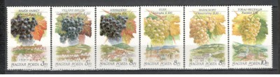 Ungaria.1990 Vin si podgorii-Fructe DF.371 foto