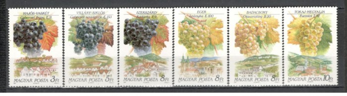 Ungaria.1990 Vin si podgorii-Fructe DF.371