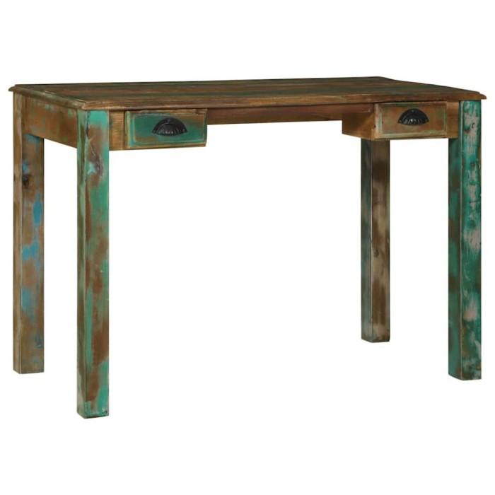 vidaXL Birou Maro 112 x 55 x 76 cm Lemn masiv recuperat 358877