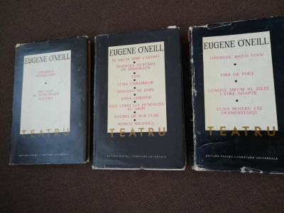 Eugene O`Neill - Teatru 3 volume (1968, editie cartonata) foto