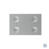Cumpara ieftin Modul intrerupator cvadruplu wireless cu touch Livolo standard Italian, Serie noua SmartElectro IntelligentHouse