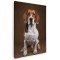 Tablou caine rasa Beagle Tablou canvas pe panza CU RAMA 60x90 cm