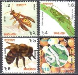 Bangladesh 2000 - Insecte, fauna, serie neuzata