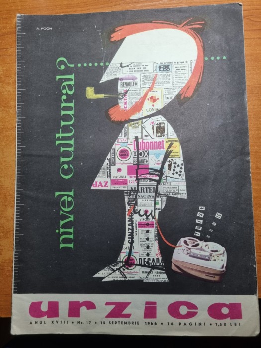 revista umoristica &quot; urzica &quot; 15 septembrie 1966