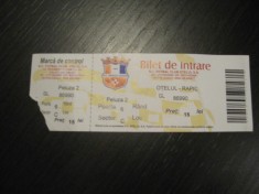 Otelul Galati-Rapid Bucuresti (bilet de meci) foto