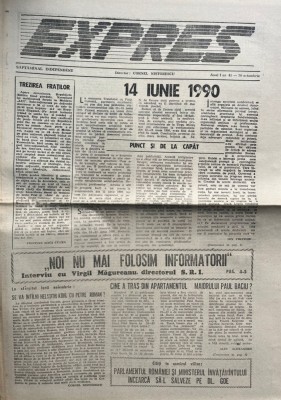 Expres, nr. 41, noiembrie 1990 foto