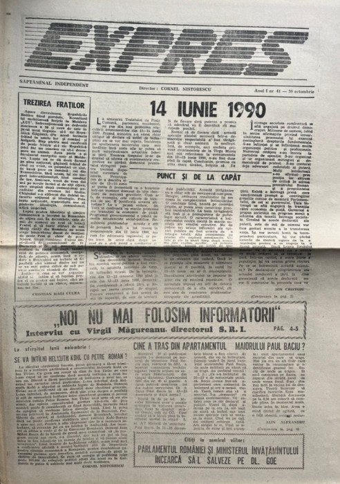 Expres, nr. 41, noiembrie 1990