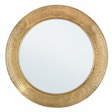 Oglinda decorativa, Adara Gold, Bizzotto, 80 cm, otel