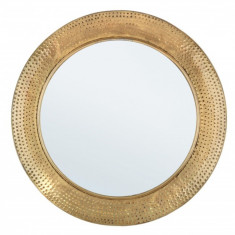 Oglinda decorativa, Adara Gold, Bizzotto, 80 cm, otel