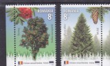 AURUL PADURILOR SPECII FORESTIERE,ROMANIA- ESTONIA,MNH,2017,Lp.2171, ** ROMANIA., Flora, Nestampilat