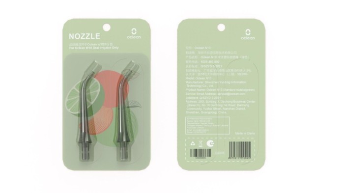 Set 2 duze irigator bucal oclean n10 gn