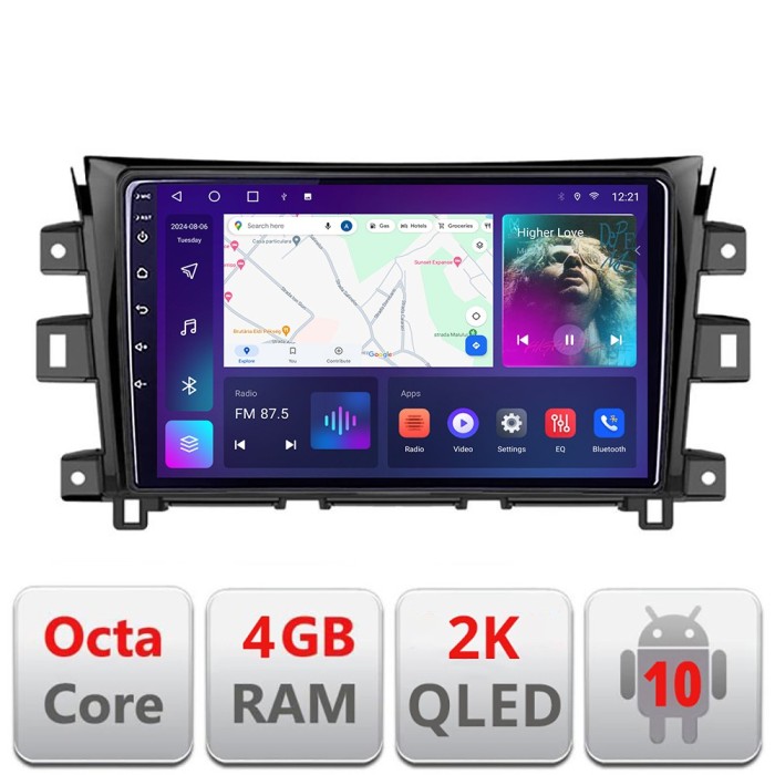 Navigatie NIssan Navara 2017- C-navara17 Android Octa Core Ecran 2K QLED GPS 4G 4+32GB 360 KIT-navara17+EDT-E409-2K CarStore Technology