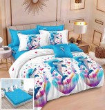 Cumpara ieftin Lenjerie Pat Cega Sx057, Bumbac, 6 Piese, Cu Elastic, Imprimeu