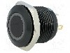Intrerupator anti-vandalism, OFF-(ON), &Oslash;16mm, ONPOW, GQ16F-10E/J/B/12V/A