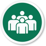 Eticheta pentru adunare de evacuare