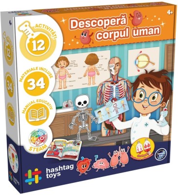 JOC EDUCATIV DESCOPERA CORPUL UMAN foto