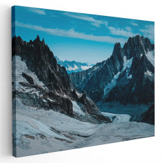 Tablou peisaj munte iarna Tablou canvas pe panza CU RAMA 80x120 cm