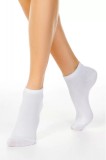 Șosete scurte (anklets) damă bumbac, Esli Classic 000 - Alb, 36-37 (23)