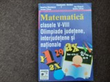 Constantin Harabor - Matematica clasele V - VIII. Olimpiade judetene, NATIONALE