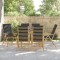 vidaXL Scaune pliabile/rabatabile, 6 buc., cu perne gri &icirc;nchis, bambus 3208930