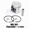 Piston complet Stihl: MS 361 (47mm) - PowerTool TopQuality, Blade