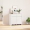 vidaXL Bufet Alb 79 x 43 x 75.5 cm Lemn masiv de pin