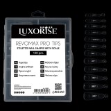 Cumpara ieftin Tipsuri Reutilizabile REVOMAX PRO TIPS LUXORISE - Stiletto, 120 buc