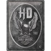 Placa metalica - Harley-Davidson Metal Eagle - 30x40 cm, ART